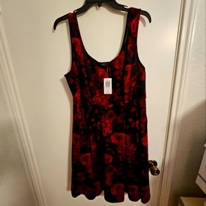 Torrid Rose Print Dress 2